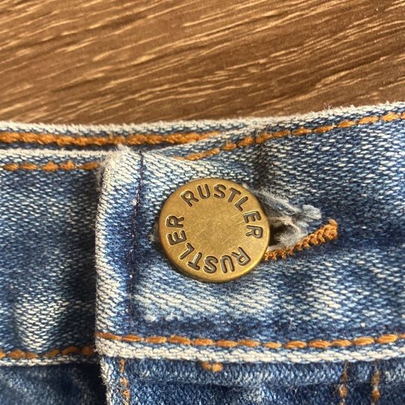 Vintage Women’s Rustler Straight Leg Blue Jeans Size 30x32 - Picture 7 of 15